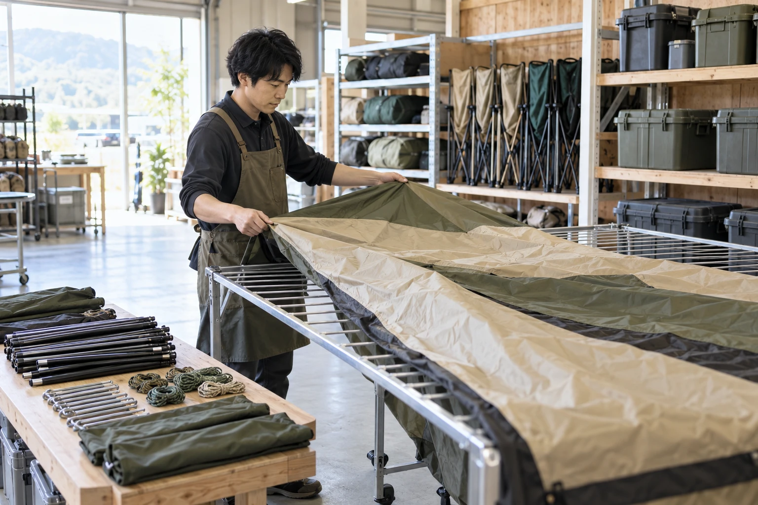 キャンプ用品レンタル業の開業計画
