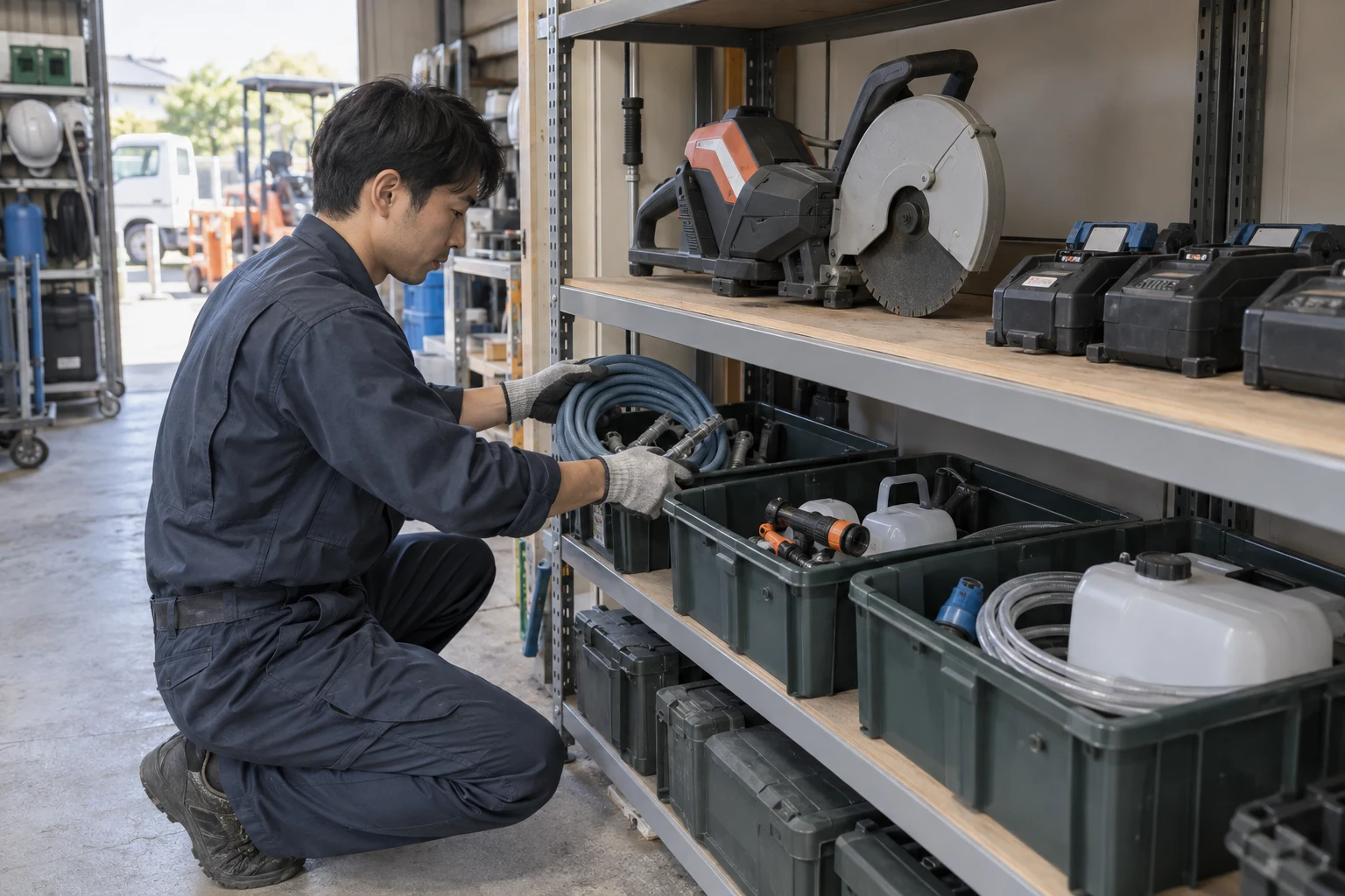 充電式パワーカッターレンタル業の開業計画