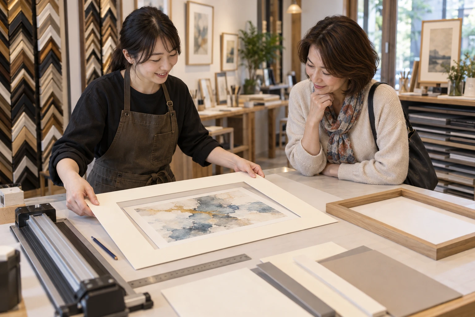 オーダー額装業の開業計画