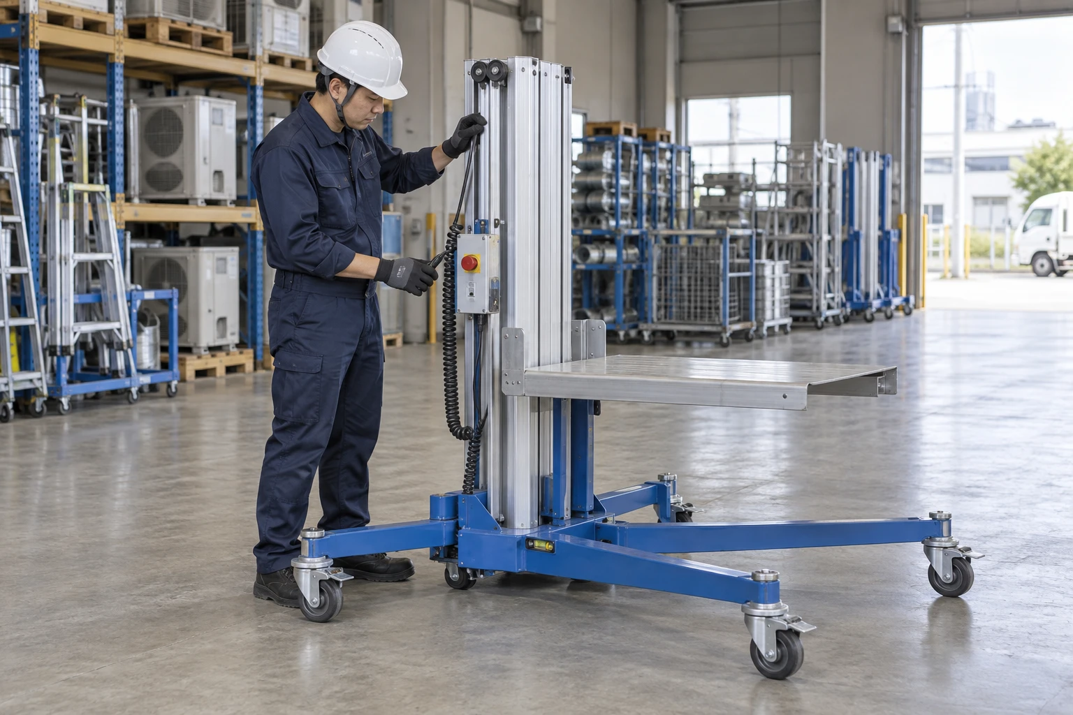 電動荷揚げリフトレンタル業の開業計画