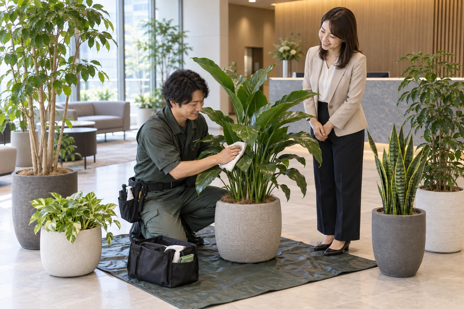 観葉植物レンタル・メンテナンス業の開業計画