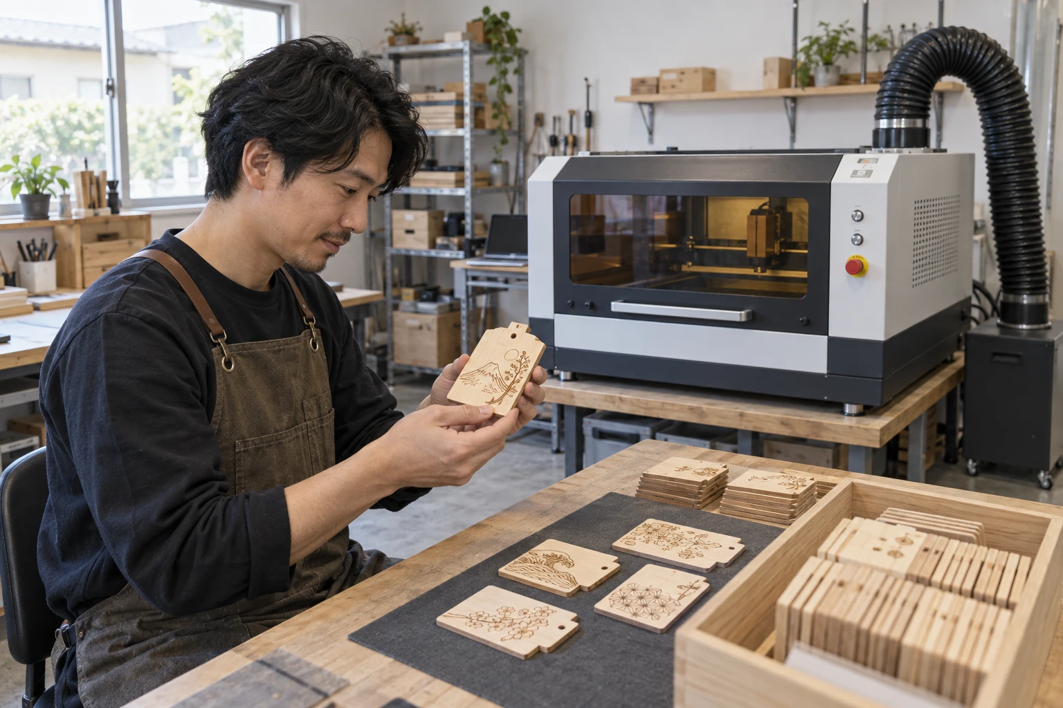 レーザー彫刻サービスの開業計画