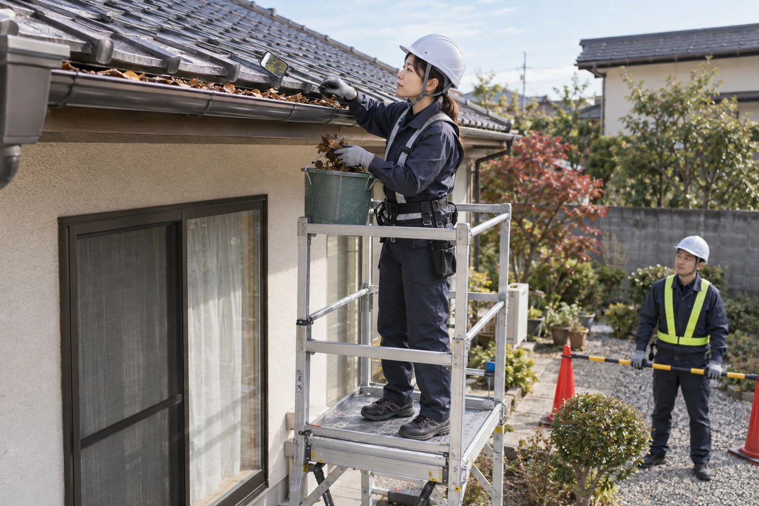 雨どい清掃・部分修理業の開業計画