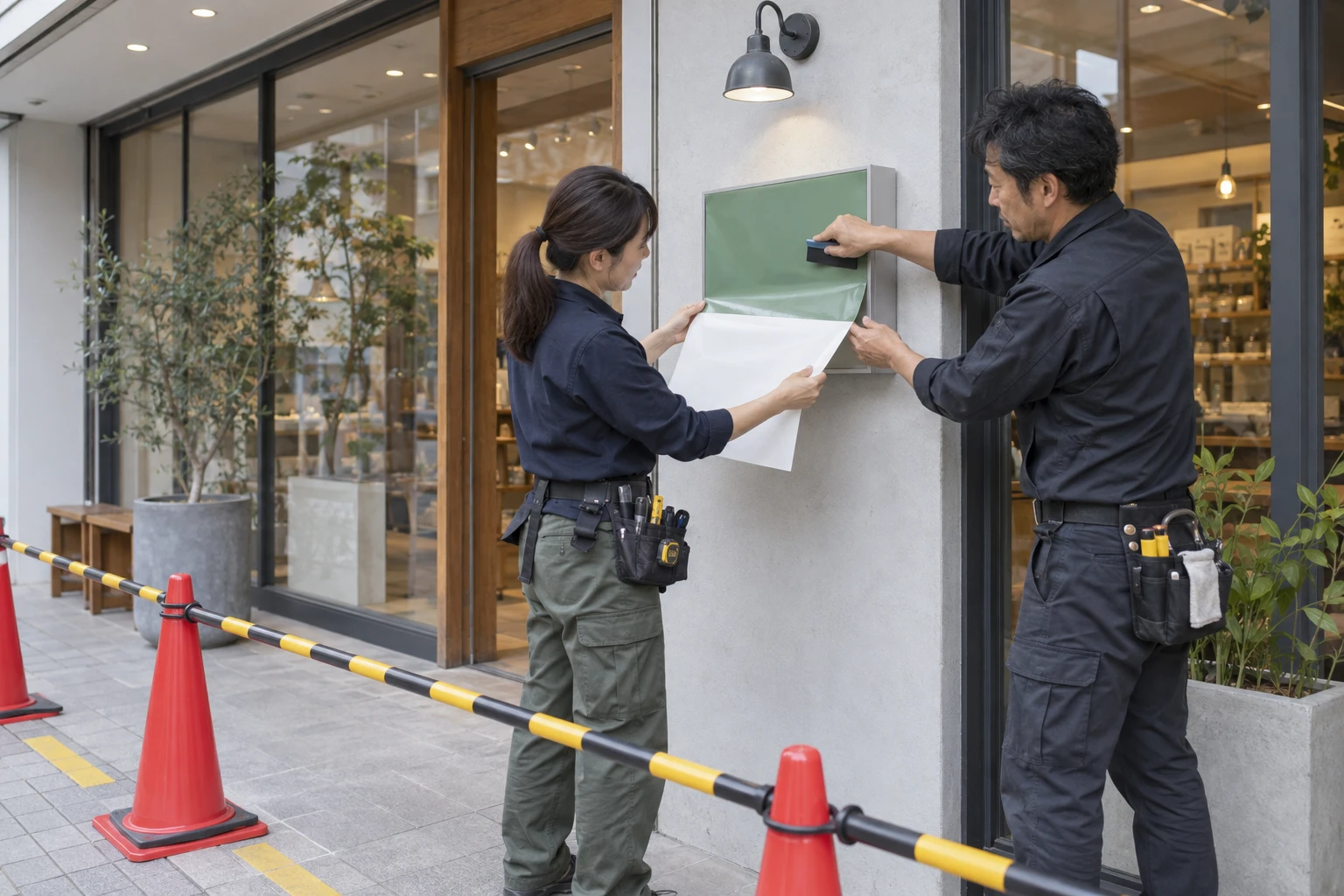 看板シート貼替え業の開業計画