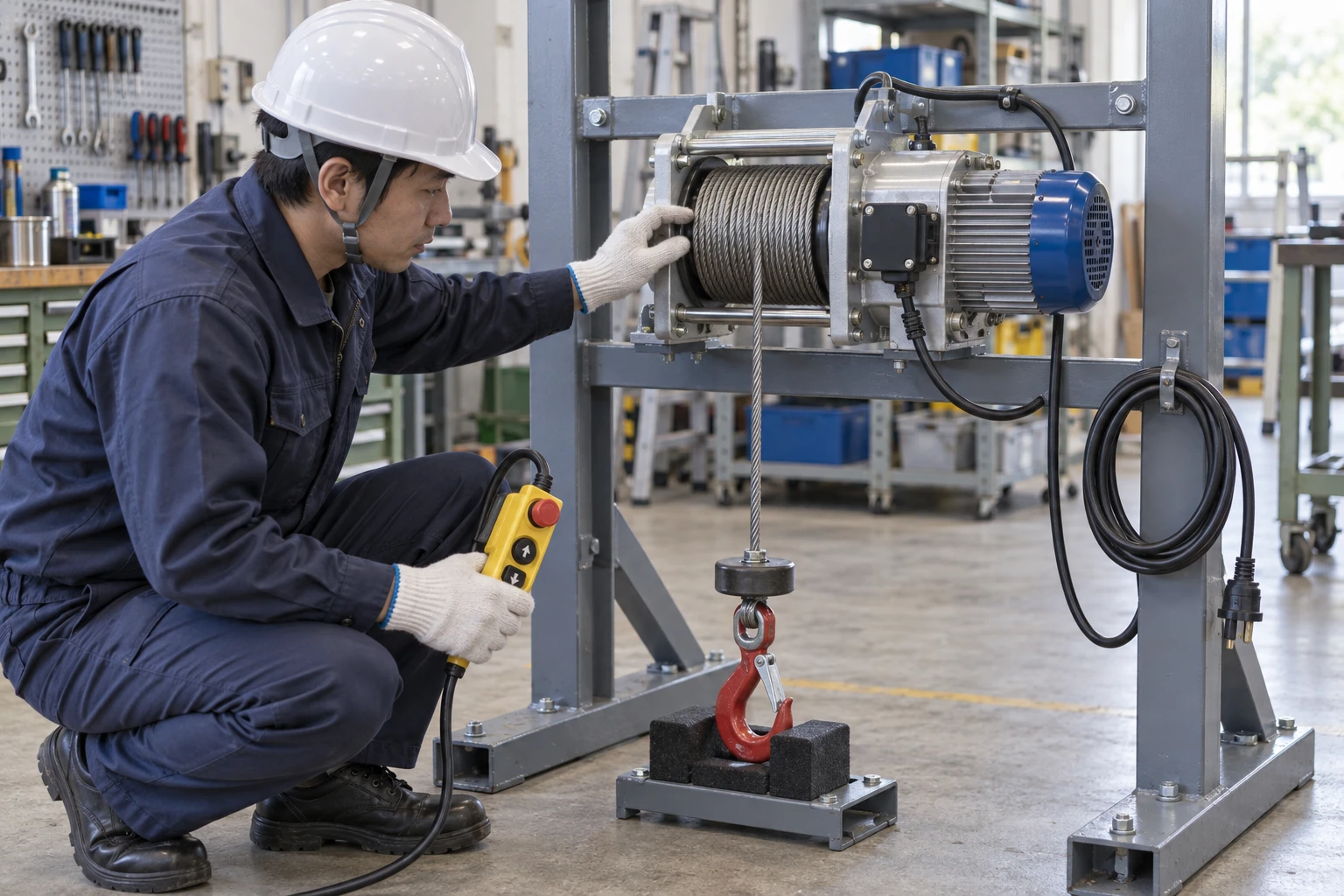 小型電動ウインチレンタル業の開業計画