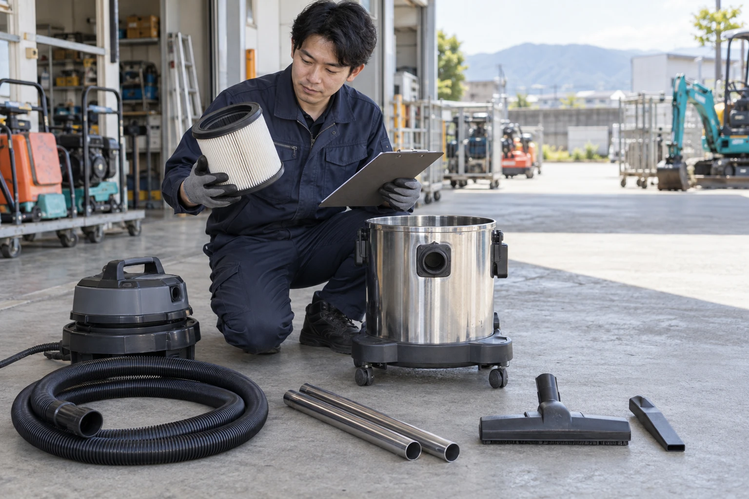 業務用乾湿両用掃除機レンタル業の開業計画