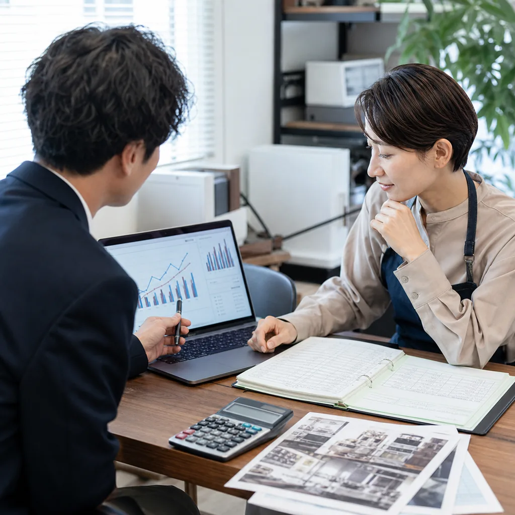 残高が少なくなってから相談し、赤字の原因と改善策を説明できない