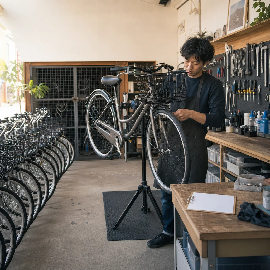 愛知県の自転車販売・修理店開業と創業融資