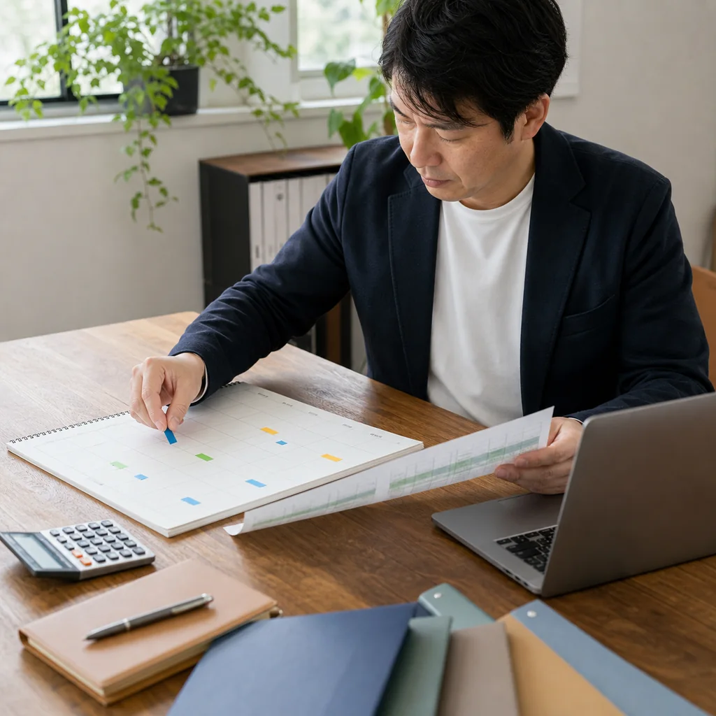 新設法人1年目の支払カレンダー