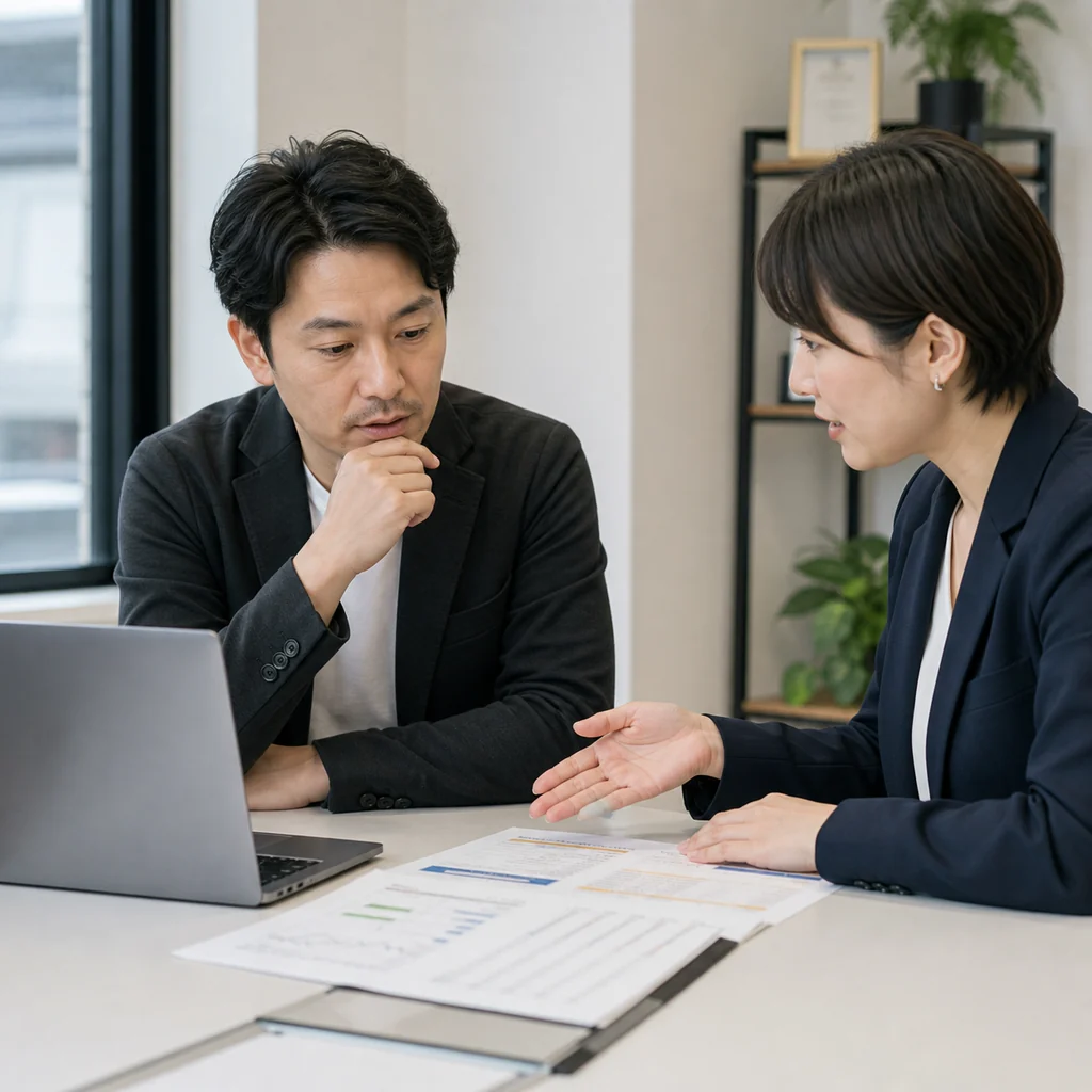 返済日前の資金繰り表を専門家と確認する愛知県の創業者
