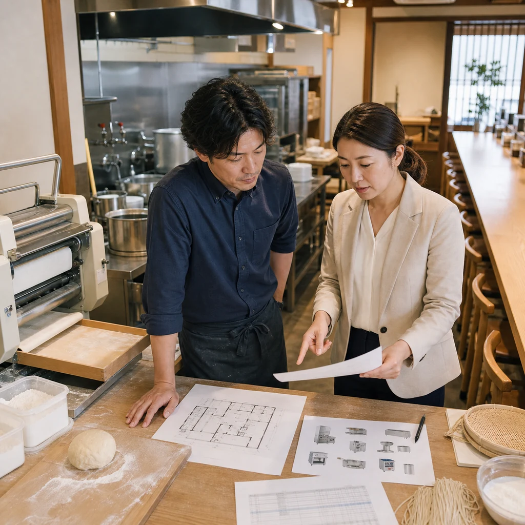 そば・うどん店の事業計画書と創業融資