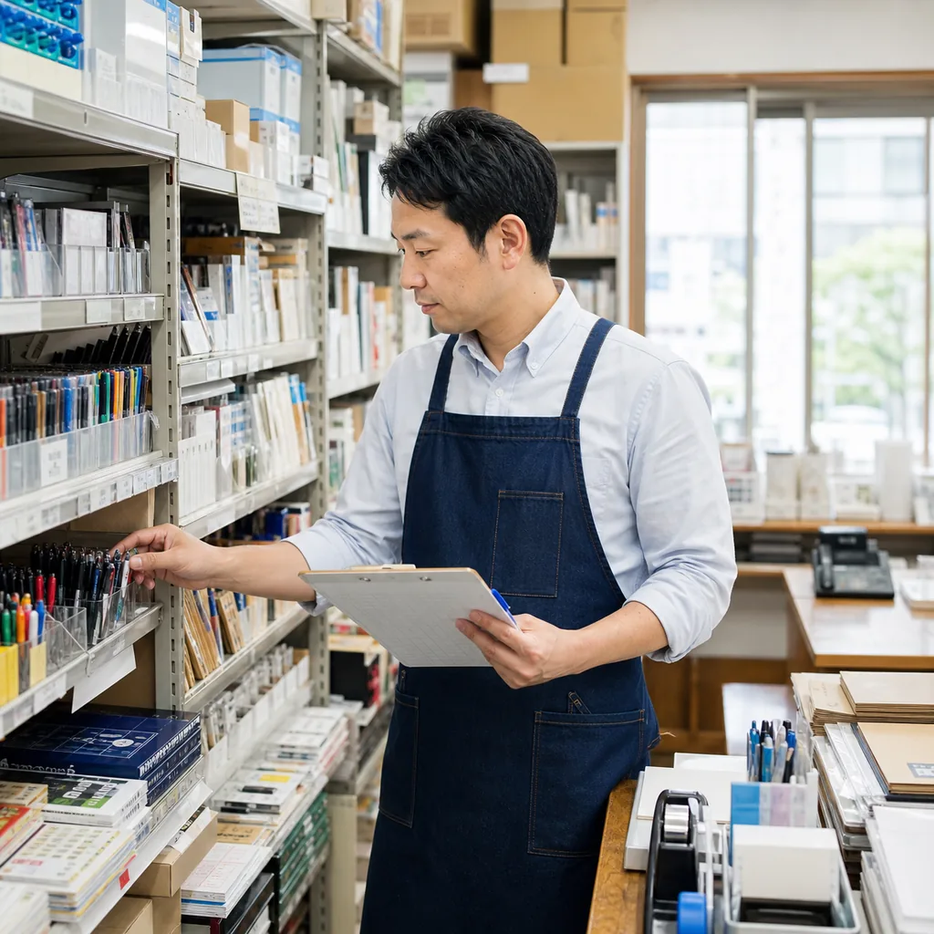 文具店のSKU・法人与信・資金計画