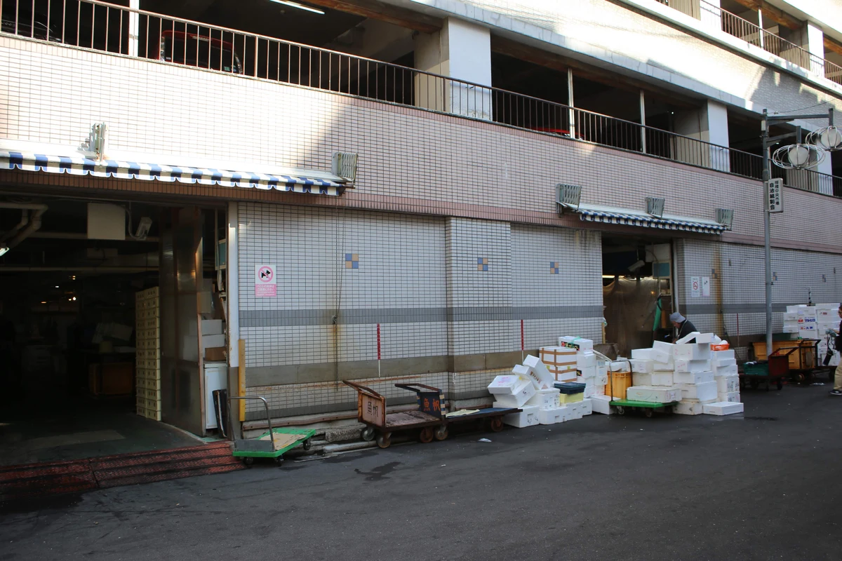 名古屋市・柳橋中央市場。2019年10月26日撮影